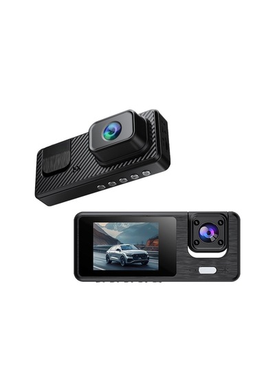 Çeşithane 3 Kameralı Araç İçi Kamera 1080p Ön Arka İç Kayıt Gece Görüşlü Dash Cam