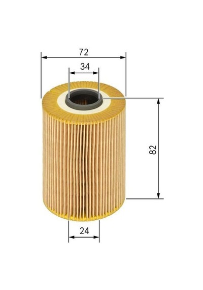 BOSCH 1457429197 YAĞ FİLTRESİ COOPER R50 01-06 R53 R52 ONE / PT C
