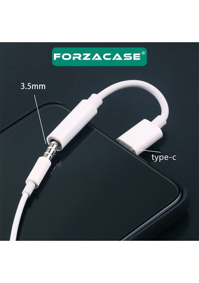Forzacase Type-c To 3.5 Mm Kulaklık Çevirici Jack Adaptör - Fc060