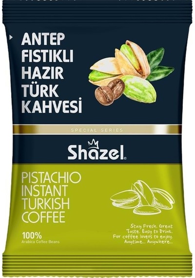 Shazel Antep Fıstıklı Hazır Türk Kahvesi 100 Gr