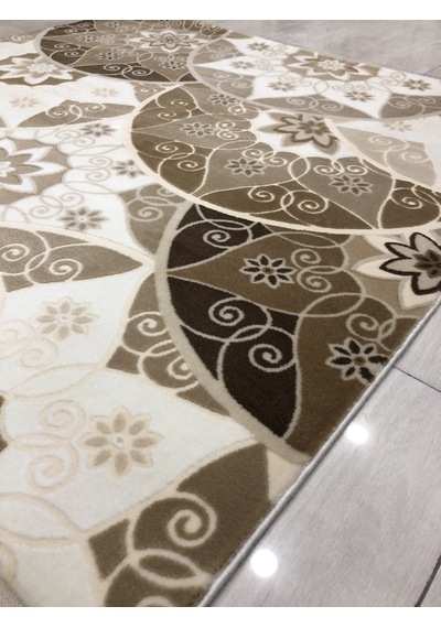 Flora Halı Lavin 0018 A 165X230 Krem Kahve 4 M2 Halı !