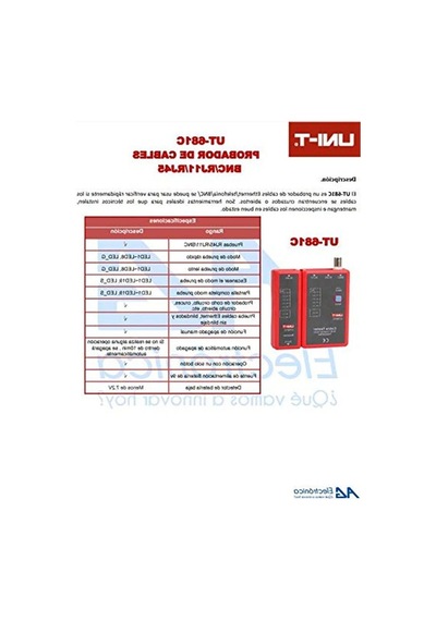 Network Kablo Test Cihazı, Ut681c İle Hassas Ölçüm