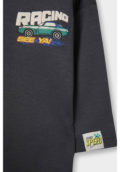 Defacto Erkek Bebek Oversize Geniş Kalıp Bisiklet Yaka Slogan Baskılı Uzun Kollu Tişört G6136a526spar126 Antrasit-ar126 Defacto Erkek Bebek Oversize Geniş Kalıp Bisiklet Yaka Slogan Baskılı Uzun Kollu Tişört G6136a526spar126 Antrasit-ar126