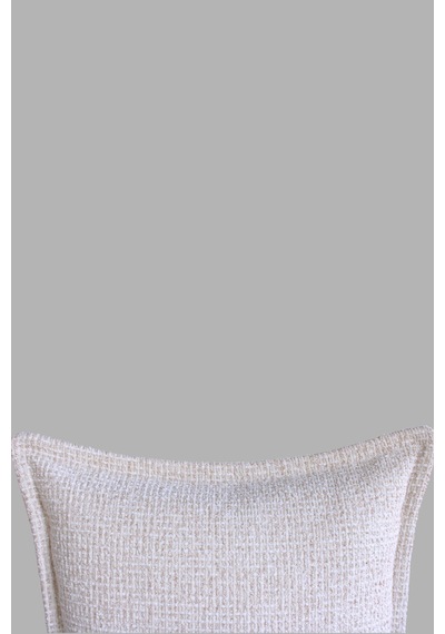Kırlent Kılıfı - 3'lü Set Çift Taraflı Şönil Kumaş 45x45 Cm Ve 35x50 Cm Dekoratif Ev Aksesuarı Krem