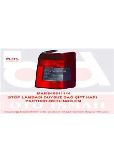 Stop Lambası Duysuz Sağ Çift Kapı Partner-berlıngo Em Mars 6351.h2