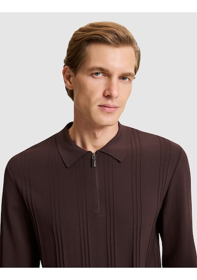Pierre Cardin Koyu Kahverengi Slim Fit Kazak 50330139 Vr084