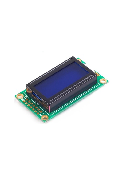 Alkatronik-0802A 8X2 Karakter Lcd Modül Mavi Backlight Display Ekran 2 Satır