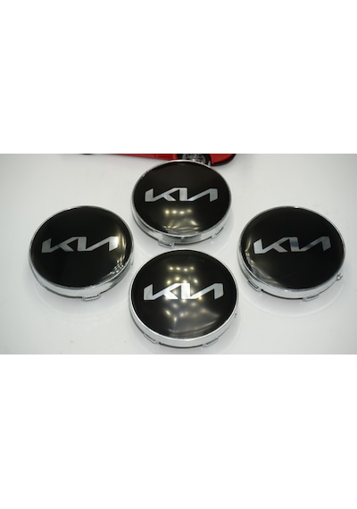 Kia Yeni Nesil Logo Jant Göbeği Kapak Seti  60mm