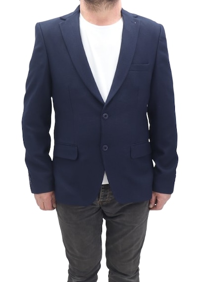 Twenhil Dmctekstil Erkek Ckt-200 Düz Klasik Kesim Normal Kalıp Çift Düğme Blazer Ceket Lacivert Twenhil Dmctekstil Erkek Ckt-200 Düz Klasik Kesim Normal Kalıp Çift Düğme Blazer Ceket Lacivert