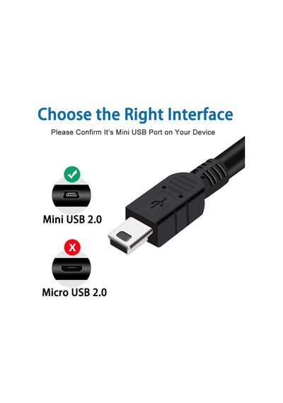 Primex Px-5p15 1.5 Metre 5 Pin Usb Kablo, Mini Usb Kablo, Usb Am/mini 5pin Kablo, Ps3 Kol Şarj Kablosu