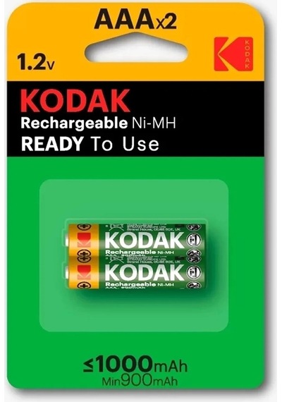 Kodak 1000 Mah Şarjlı 2'li Ince Pil 50065162
