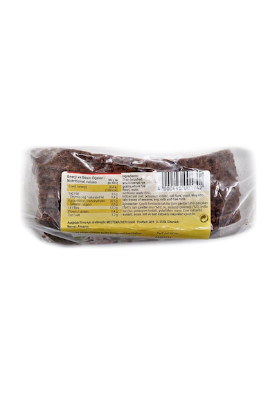 Mestemacher Ayçekirdekli Çavdarlı Tam Tahıllı Ekmeği 500 G