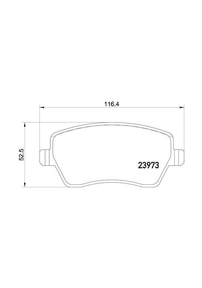 Nissan Note Ön Fren Balata 2006-2016 410604775r Mga55135 1.4, 1.6, 1.2, 1.5 Dcı