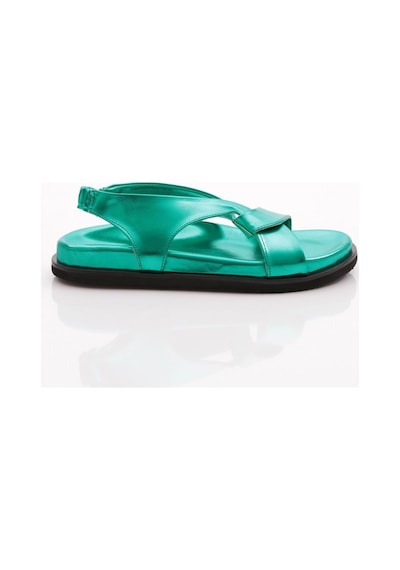 Dgn 3040 Kadin Çapraz Bantli Sandalet 3040-2261-R7996 Yeşil