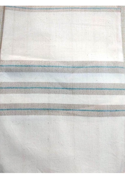 Mandaş Pamuklu El Dokuma Peştemal (80X200) - Krem Vizon