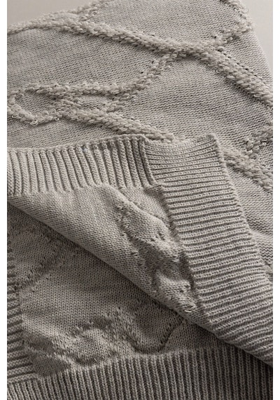 Espuma De Mar Vizon Tek Kişilik Battaniye 160x220 37136 Vizon