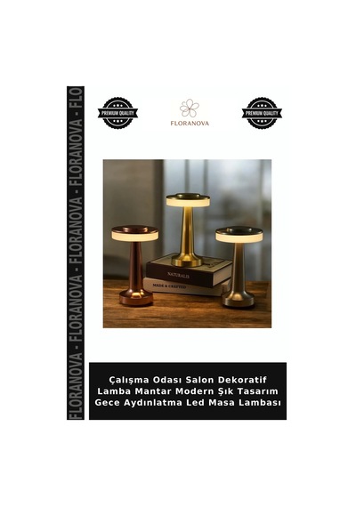 Çalışma Odası Salon Dekoratif Lamba Modern Şık Tasarım Gece Aydınlatma Led Masa Lambası Diğer