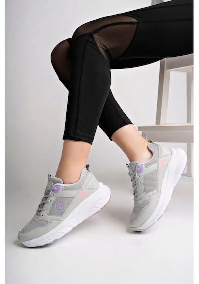 2110-1 Kadın Rahat Sneaker Gri