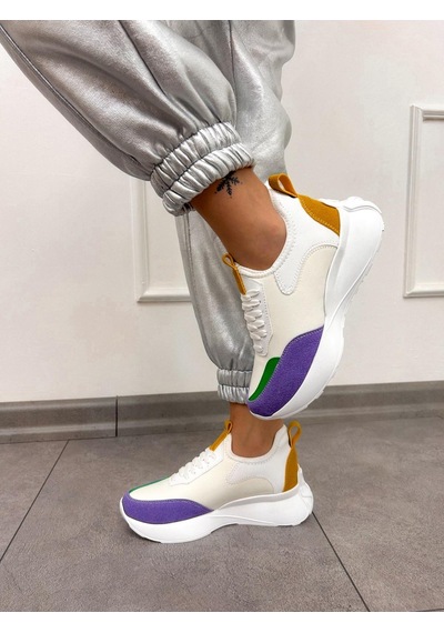 Erva'nın Butiği Beyaz Lila Triko Mines Kadın Bağcıklı Sneakers-5220 Beyazlila Triko Erva'nın Butiği Beyaz Lila Triko Mines Kadın Bağcıklı Sneakers-5220 Beyazlila Triko
