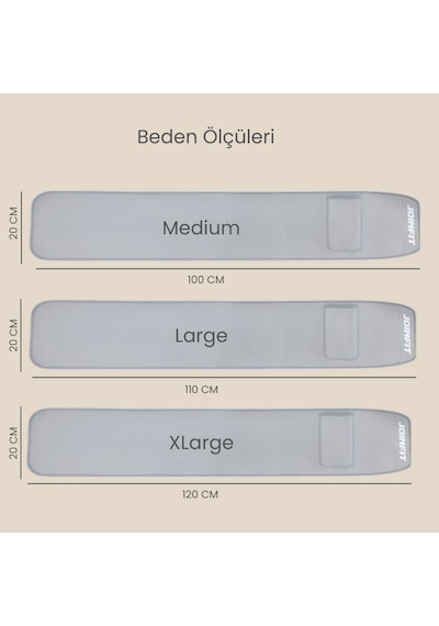 Joinfit Termal Sauna Bel Göbek Eritme Incelme Terleme Korsesi Termal Sauna Kemer M Gri