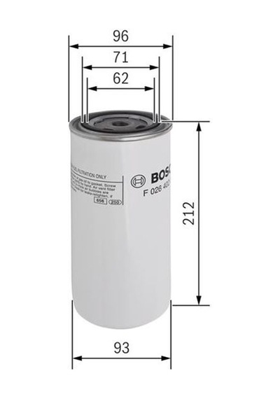 BOSCH F026400453 HAVA FİLTRESİ