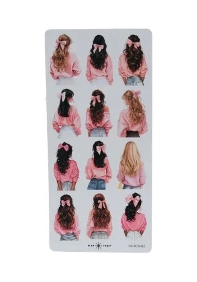 Else Craft 3'lü Ders Çalışma Study Temalı Sticker-1