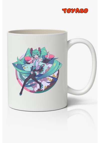 Hatsune Miku Anime Temalı Beyaz Kupa Bardak Sevgiliye Arkadaşa Hediye Beyaz