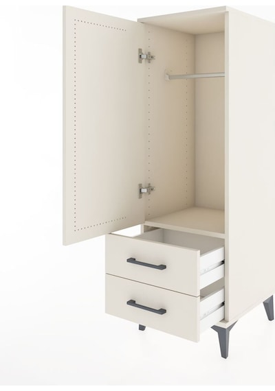 Hyperion Dolap Tek Raflı 2 Çekmeceli Tek Askılı 44x44x134 Aytaşı-aytaşı Aytası Hyperion Dolap Tek Raflı 2 Çekmeceli Tek Askılı 44x44x134 Aytaşı-aytaşı Aytası