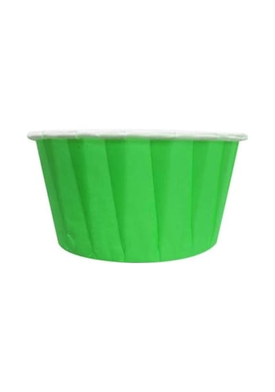 Dolphin Muffin Kağıt Karton Yeşil Cupcake Kek Kalıbı Kapsülü Kabı - 50 Adetlik 10 Paket