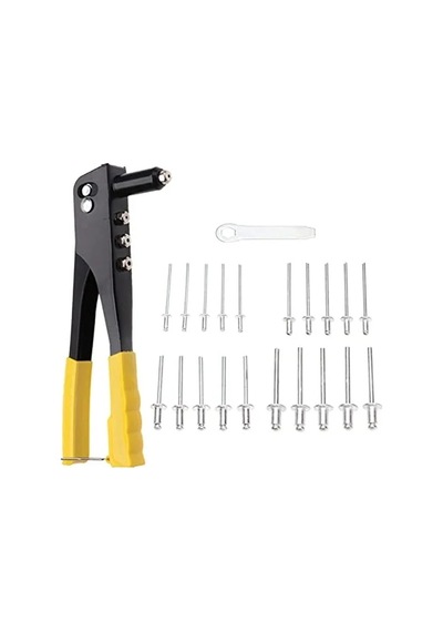 4 Uçlu Profesyonel Perçin Tabancası Seti, 2.4-4.8 Mm Başlıklar