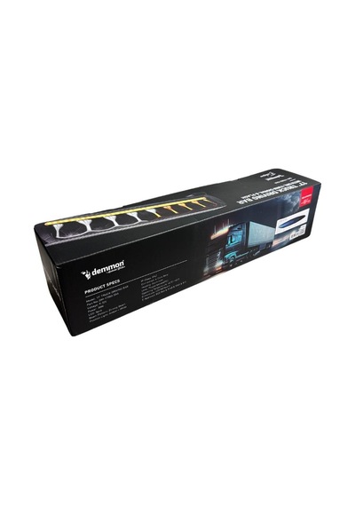 Demmon 9v-32v Led Bar Off-road Fonksiyonlu Çakarlı Turuncu-beyaz 473 98 96 Mm Ip67