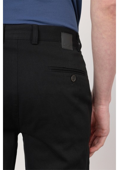 İmza Siyah Yan Cep Düz Paça Armürlü Slim Fit Pamuklu Chino Pantolon 1003260161 İmza Siyah Yan Cep Düz Paça Armürlü Slim Fit Pamuklu Chino Pantolon 1003260161