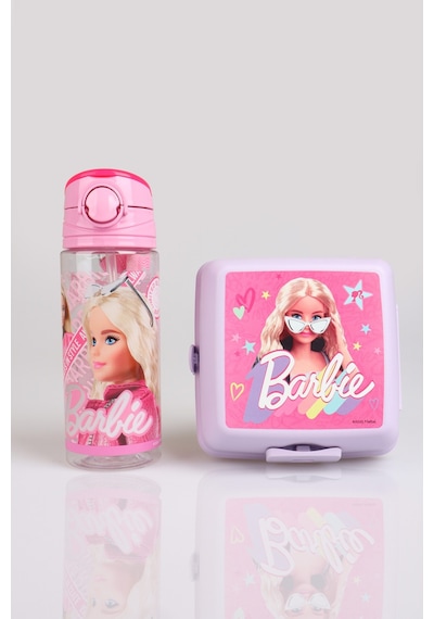 X Dekomus Lisanslı Barbie Extra Glam Collection 500 Ml Matara Ve 2 Katlı Beslenme Kutusu Smart Lunch Box Altın