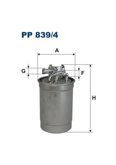 FILTRON PP839 YAKIT FİLTRESİ CADDY-GOLF-JETTA-PASSAT-POLO-TRANSPO