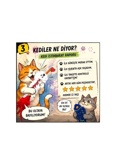 Matatabi Cats Balık Alüminyum Saplı Kedi Oltası Matatabi,çıngırak Ve Özel Hışırtı İçerir.özel Kumaş