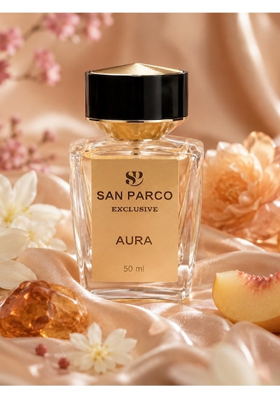 San Parco Aura Edp 50 Ml Kadın Parfüm - Meyvemsi, Çiçeksi Ve Amber Kalıcı Kadın Parfümü Çiçek - Meyve