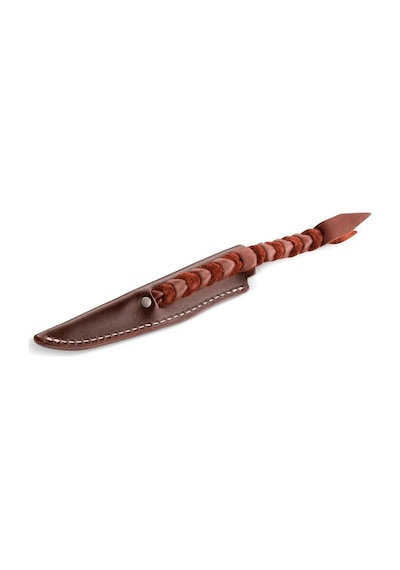 Lionsteel Ago - Santos Wood Kamp Bıçak Kahverengi