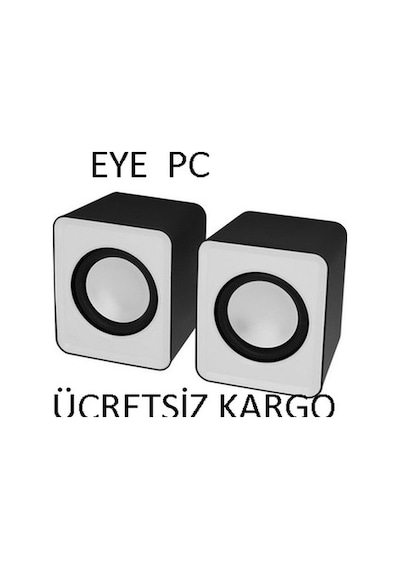 Usb Aux Girişli Mini Hoparlör Pc Bilgisayar Laptop