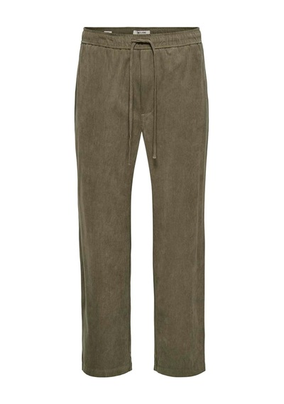 Only & Sons -onsfade Loose Corduroy 0658 Erkek Pantolon 22038971 Yeşil
