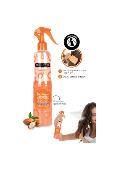 Morfose Argan Sıvı Saç Kremi 400 Ml 2 Adet