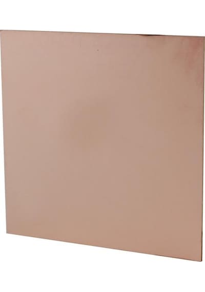 Plaket Bakır 100x100 Mm
