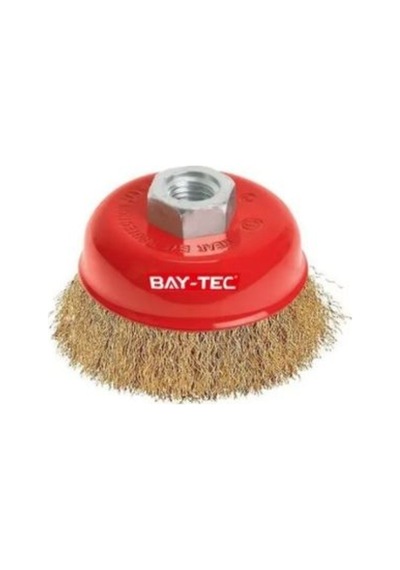 Bay-Tec Mk1130 Saçaklı Çanak Fırça 100Mm