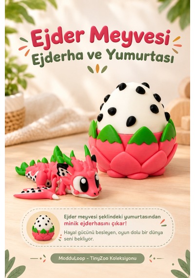 Ejder Meyvesi Ejderha Ve Yumurtası Hareketli Figür Oyuncak