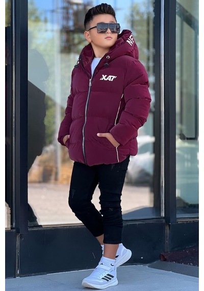 Pina Kids Erkek Çocuk Kapüşonlu Baskılı Reflöktör Detaylı Nova Kumaş Kışlık Şişme Mont Km4017 Bordo Pina Kids Erkek Çocuk Kapüşonlu Baskılı Reflöktör Detaylı Nova Kumaş Kışlık Şişme Mont Km4017 Bordo