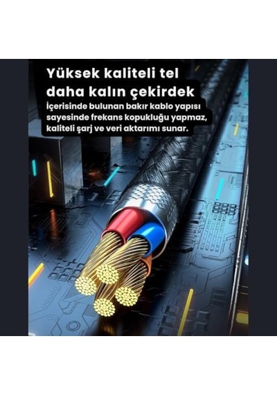 Super Şarj 5a 66w Type-c Şarj Kablosu Kısa Type-c Powerbank Şarj Kablosu Örgü Kopmaz Kablo
