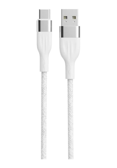3.0a Type-c Hızlı Şarj Ve Data Kablosu Beyaz 1m