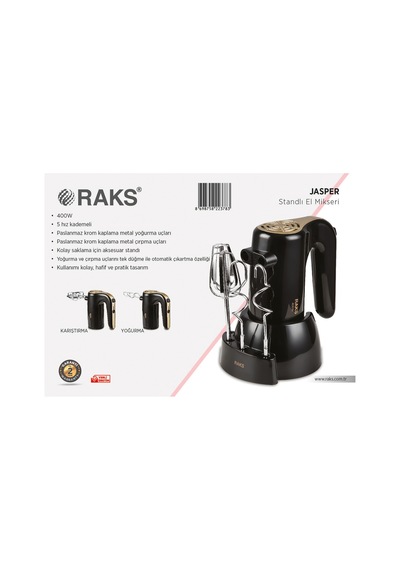 Jasper Standlı El Mikseri 400 Watt Diğer