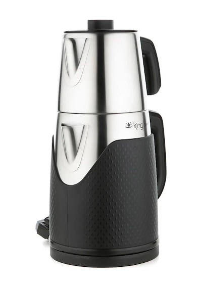 King Tremolo Kcm335 Çay Makinesi Inox 1,2 Litre Demlik Kapasitesi Paslanmaz Çelik Gövde Ve Demlik İle Şık Tasarım