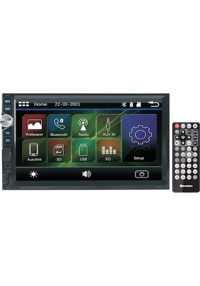 Roadstar RD7200 7 Bluetooth lu Double Din Teyp
