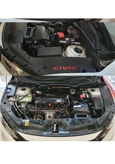 Honda Cıvıc Fc5 Çamurluk Üst Koruma Kapağı 2016-2021 Civic Logolu